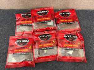 lot 238 image: 4 Bags Of Spicy Red Pepper Beef Jerky