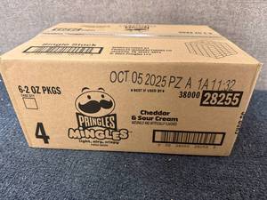 lot 174 image: 6 Packs Of Pringles Mingles