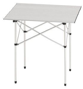 lot 121 image: VEVOR Folding Camping Table, Portable Roll Up Side Tables, Small Lightweight Aluminum Beach Table, Compact with Carry Bag, for Outdoor Cooking, Tailgating, Grilling, Picnic, Travel, Silver