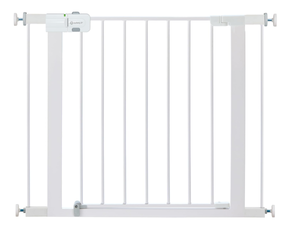 lot 142 image: Safety 1st Easy Install Walk Thru Baby Gate for Doorway With Door, Dog Gates, Fits 29-38, Easy Install 28 Tall, White