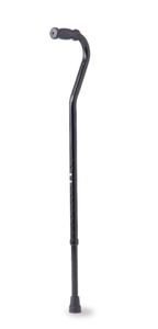 lot 145 image: Medline Steel Bariatric Cane Offset Handle 500lbs Tall Black 1Ct
