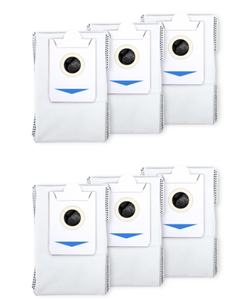 lot 150 image: LOT OF 2 ECOVACS Dustbag 3 Pcs, Compatible with DEEBOT X2 OMNI X2 COMBO, Robot Vacuum and Mop Combo, White