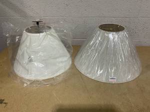 lot 497 image: LOT OF 2 Lamp Shades