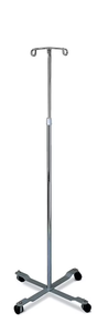 lot 335 image: Medline Chrome Four Leg IV Poles MDS80441