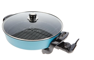 lot 354 image: Curtis Stone Dura-Pan 14 Electric Skillet with Removable Divider