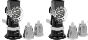 lot 363 image: LOT OF 2 Kitchen HQ Speed Grater and Slicer with Suction Base (COLORS MAY VARY)