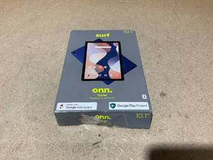 lot 241 image: onn 10.1 Tablet, 32GB, (2024 Model) - Indigo (Turns On But Turns Back Off)
