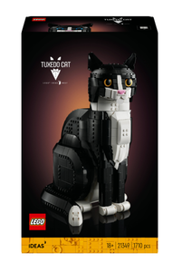 lot 48 image: LEGO Ideas Tuxedo Cat (Slightly Used,  Assembly Was Attempted. Maybe Missing Parts or Pieces)