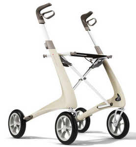 lot 78 image: byACRE - Carbon Ultralight - Regular - Rollator - Outdoor & Indoor - Oyster White - 5713504000159