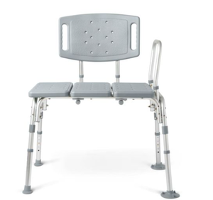 lot 491 image: Guardian Bariatric Knockdown Transfer Bench Aluminum 500lbs