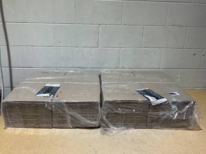 lot 244 image: LOT OF 2 12x12x12 Brown Boxes (50 Boxes Total)