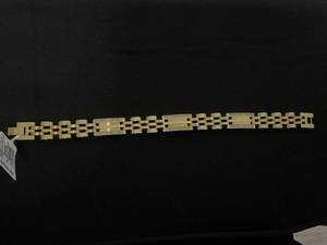 lot 65 image: MCY Mens Steel Yellow Diamond 12Ctw Bracelet