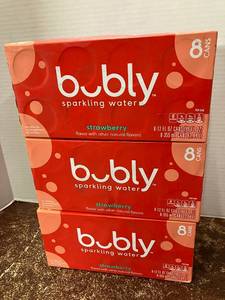 lot 70 image: Strawberry Bubly Sparkling Water