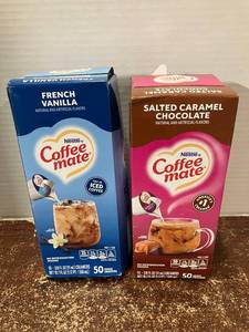 lot 150 image: Caramel Chocolate and French Vanilla Coffee Creamer
