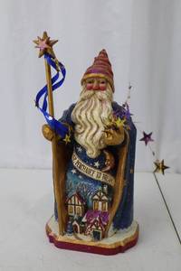 lot 94 image: Santa Wizard Figurine - PS Santa Wizard P.SCHIFFEL Signature