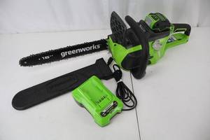 lot 103 image: Chainsaw - Greenworks DigiPro 16 Cordless w 4.0Ah Battery & Charger