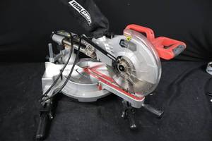 lot 138 image: Miter Saw - Tool Shop 10-Inch Sliding Compound, 15 Amp, 120V