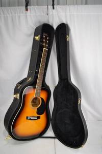 lot 130 image: Acoustic Guitar - Jay Jr. Sunburst Dreadnought Cutaway