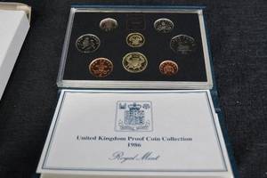 lot 228 image: United Kingdom Proof Coin Collection - Royal Mint 1986