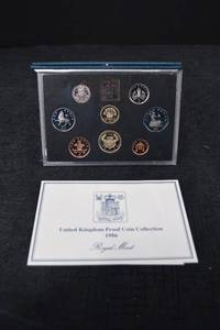 lot 229 image: United Kingdom Proof Coin Collection 1986 - Royal Mint