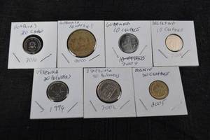 lot 234 image: World Coins Lot - Honduras 20c & Guatemala 10c & Mexico Centavos