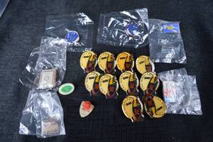 lot 250 image: Pins - USA Bobsled Team & Sarajevo 1984 Olympic Memorabilia