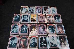 lot 307 image: Elvis Presley Trading Cards - 66-card Set
