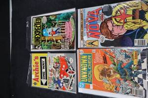 lot 322 image: Nova - Marvel The Man Called Nova & Unknown Soldier Gift of the Ghouls & Archies One Way