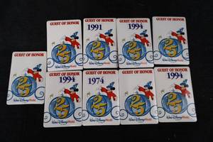 lot 327 image: Walt Disney World Guest of Honor Cards - 25th Anniversary Edition