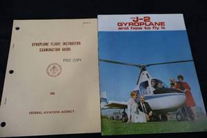 lot 331 image: Gyroplane Flight Instructor Guide - FAA (1966) & J-2 Gyroplane Manual