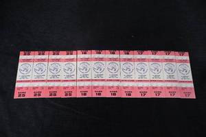 lot 336 image: Minnesota Fighting Saints Game Tickets - Civic Center, St. Paul, MN 1976