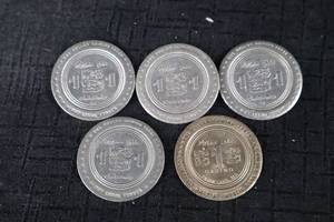 lot 342 image: Casino Token - Mystic Lake Casino - One Dollar Gaming Token