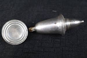 lot 348 image: Salt Shaker - Sterling Silver Weighted
