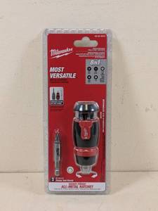 lot 9 image: NEW MILWAUKEE RATCHETING MULTI-BIT DRIVER