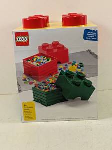lot 48 image: LEGO STORAGE BRICK AND KNOBS