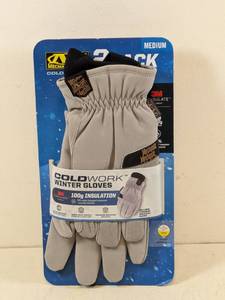 lot 97 image: 3M MECHANIX WEAR COLD WEATHER MEDIUM WINTER GLOVES 2PK.