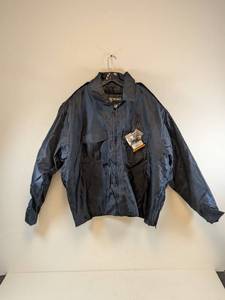 lot 123 image: NEW TACT SQUAD POLICE WINDBREAKER JACKET 2XL (NAVY)