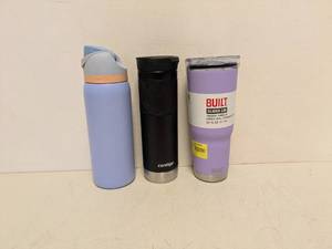 lot 160 image: NEW 3 ASSORTED TUMBLERS