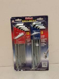 lot 167 image: EKLIND BALL-HEX-L 22PC.KEY SET