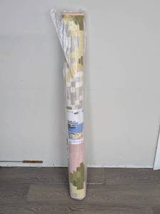 lot 175 image: NEW ROOM ESSENTIALS AREA RUG (4x56) PINK FLORAL