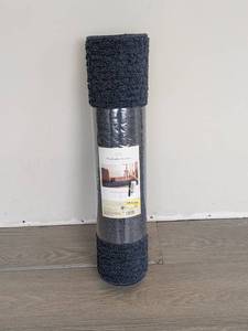 lot 189 image: NEW THRESHOLD WASHABLE RUNNER (24x84) BLUE