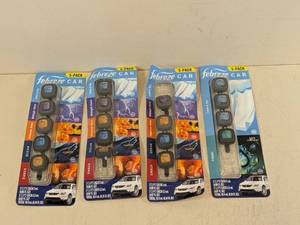 lot 197 image: (4) FEBREEZE CAR AIR FRESHENER PKS.