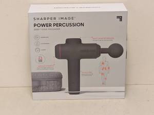 lot 153 image: SHARPER IMAGE POWER PERCUSSION DEEP TISSUE MASSAGER