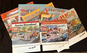 lot 8 image: Ken Zylla Lot of 7 Calendars