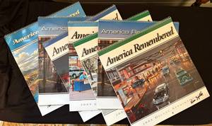 lot 10 image: Ken Zylla Lot of 7 Calendars