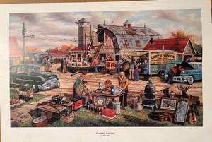 lot 19 image: Ken Zylla Print Country Auction