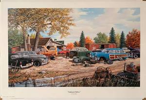lot 25 image: Ken Zylla Print Junkyard Relics