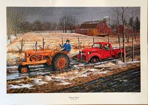 lot 74 image: Ken Zylla print Spring Thaw