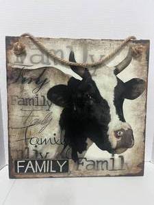 lot 59 image: Cown on Canvas Picture 18 X 18