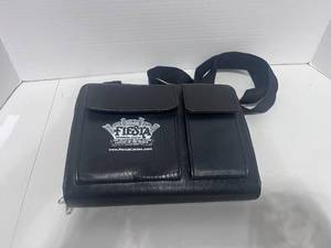 lot 74 image: Near Mint Fiesta Casino Black Organizer Bag with Strap, Calculator, Pen and Various Sections